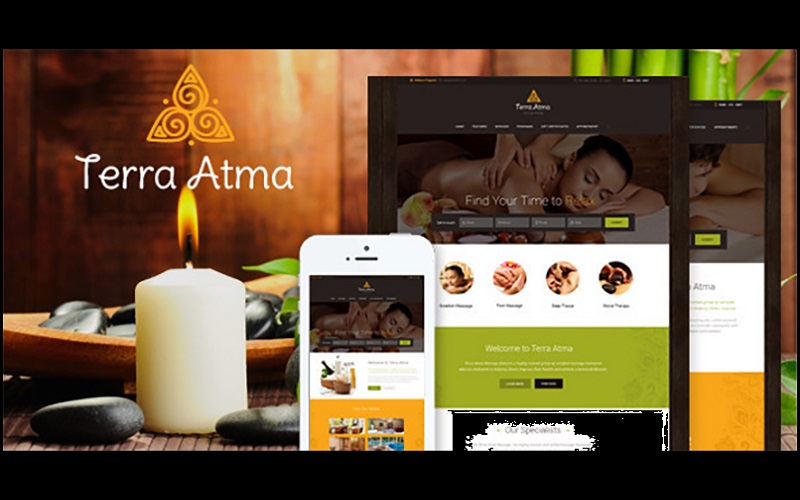 mẫu website Terra Atma