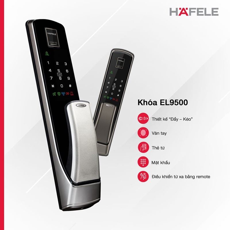 Khóa cửa điện tử Hafele EL9500-TCS