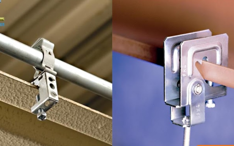 Ứng dụng thông dụng của kẹp xà gồ treo ty