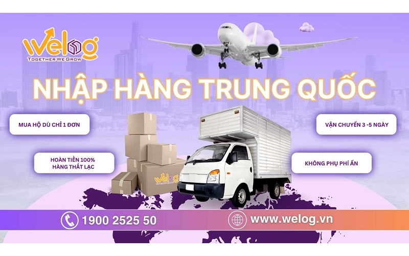 Công ty nhập hàng Trung Quốc WeLog Logistics