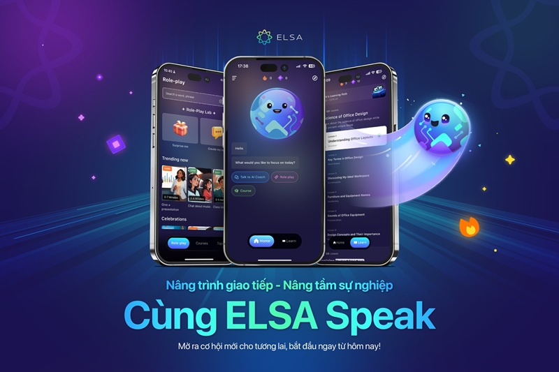 app luyện nghe tiếng anh elsa speak