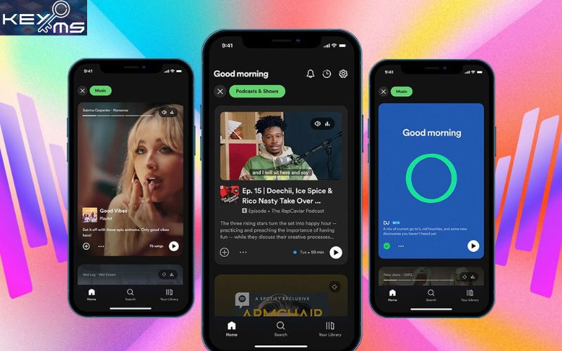mua tài khoản spotify và tidal tại ekeyms