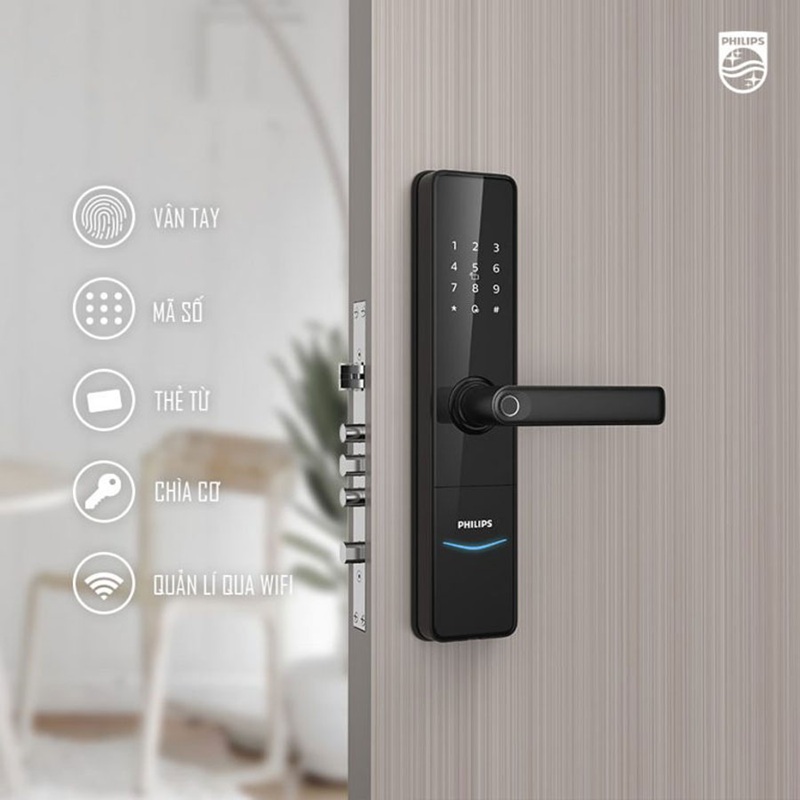 Khóa cửa vân tay Philips DDL603E