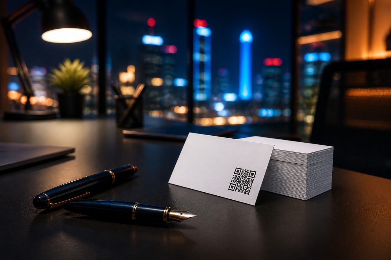 Danh thiếp mã QR: khách lưu liên hệ sau một lần quét Danh thiếp mã QR: khách lưu liên hệ sau một lần quét