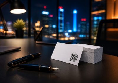 Danh thiếp mã QR: khách lưu liên hệ sau một lần quét