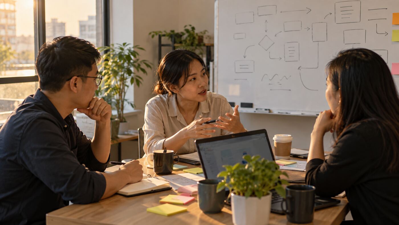 Buổi chốt spec khi thuê công ty làm phần mềm quản lý đơn in